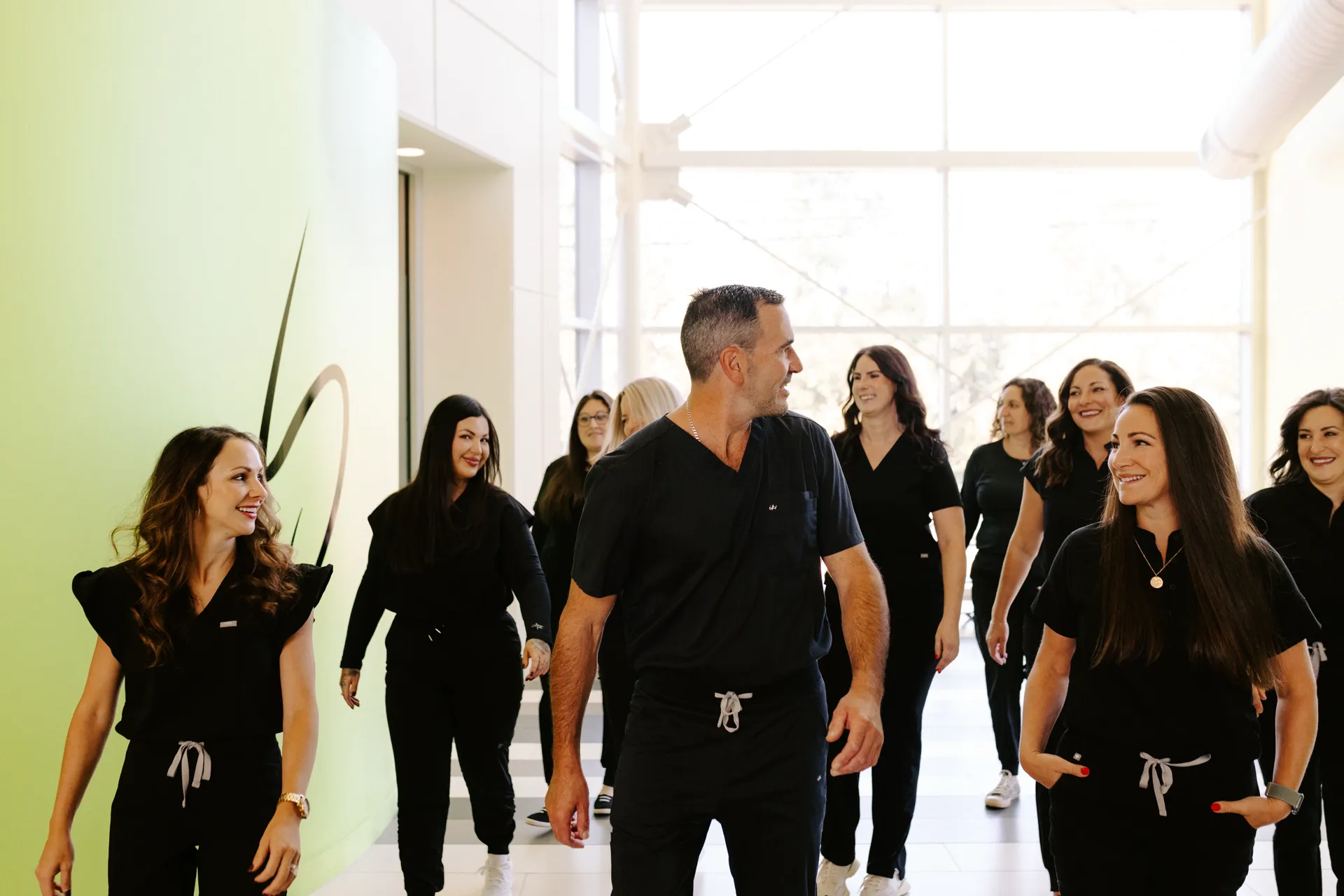 Dr. Brent Howley and the clinic team